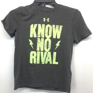 Under Armour Shirts & Tops - Under Armour Boy's 'Know No Rival' T-Shirt Sz S Under Armour Shirts & Tops - Under Armour Boy's 'Know No Rival' T-Shirt Sz S